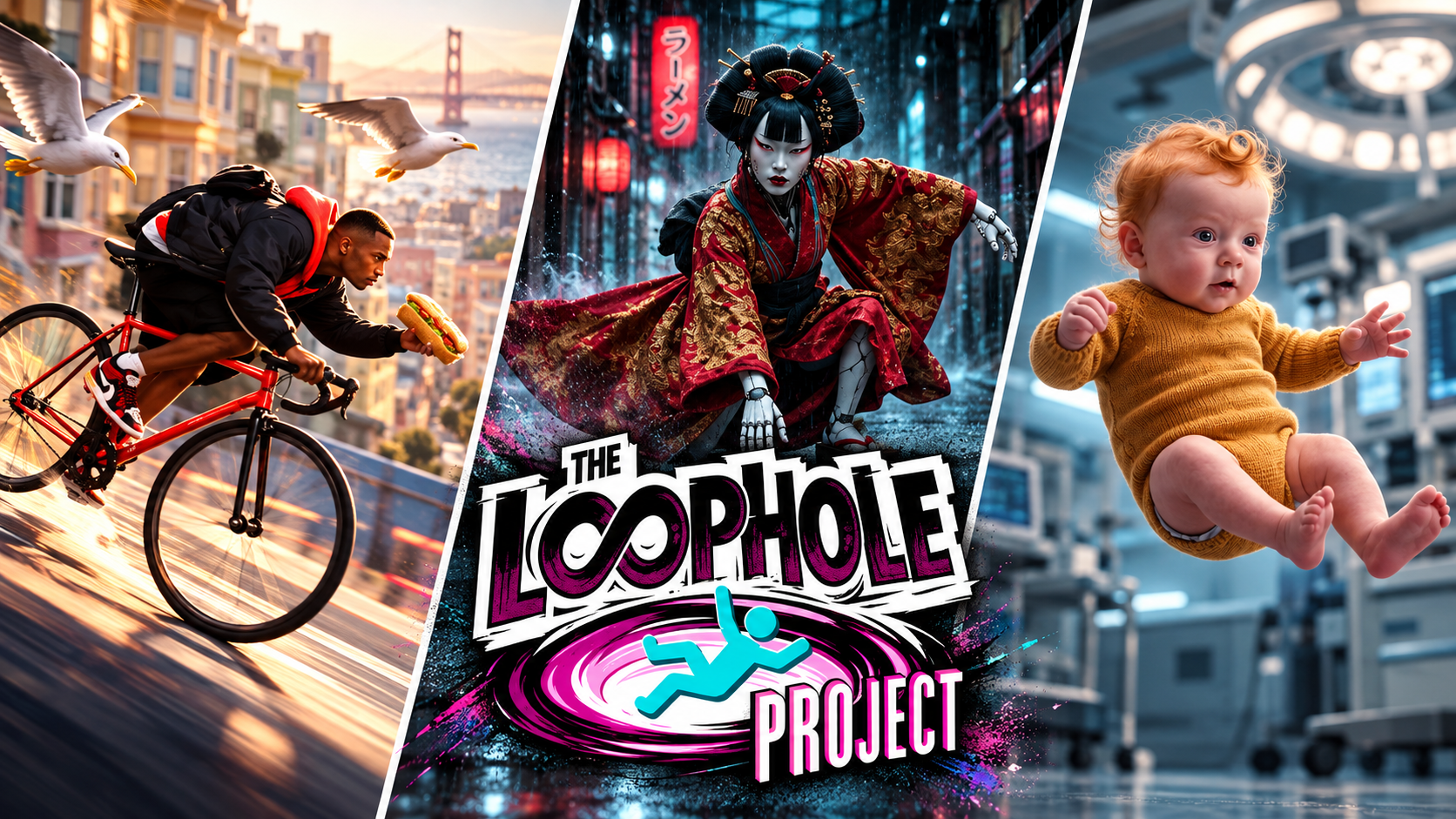 The LoopHole Project, three AI short films by Cesc Nogueras